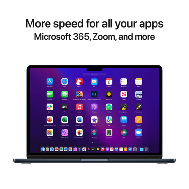 Apple MacBook Air 13,6" (M2 8C CPU, 8C GPU, 2022) 8Gb/256Gb (midnight) (MLY33)