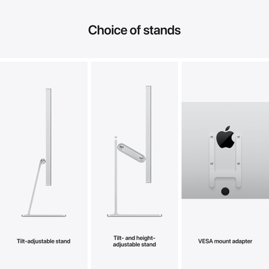 Apple Studio Display 27" (2022) Nano-Texture glass - VESA mount adapter (silver) (MMYX3GU/A)