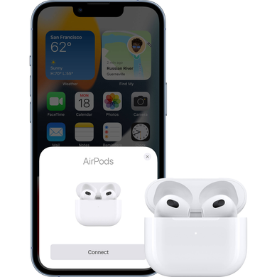 Apple AirPods (3 Gen, 2022) with Lightning Charging Case (MPNY3TY/A)