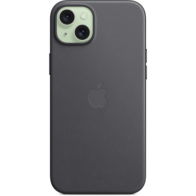 Apple FineWoven Case with MagSafe - Apple iPhone 15 Plus (black) (MT423ZM/A)