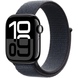 Apple Watch Series 10 (GPS) 42mm Aluminum Case (jet black) with Sport Loop (ink) (MWWG3QH/A)