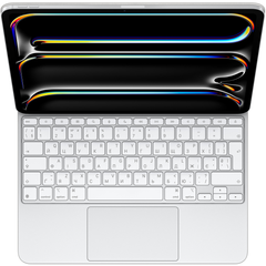 Apple Magic Keyboard - Apple iPad Pro 13" (M4, 2024) (white) - Ukrainian (MWR43UA/A)