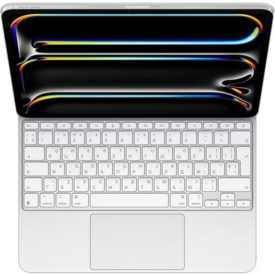 Apple Magic Keyboard - Apple iPad Pro 13" (M4, 2024) (white) - Ukrainian (MWR43UA/A)