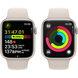 Apple Watch Series 9 (GPS) 45mm Aluminum Case (starlight) with Sport Band (starlight) - S/M (MR963)