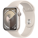 Apple Watch Series 9 (GPS) 45mm Aluminum Case (starlight) with Sport Band (starlight) - S/M (MR963)