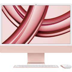 Apple iMac 24" (M3 8C CPU, 10C GPU, 2023) 8Gb/256Gb (pink) (MQRT3UA/A)