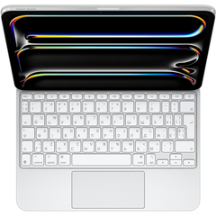 Apple Magic Keyboard - Apple iPad Pro 11" (M4, 2024) (white) - Ukrainian (MWR03UA/A)