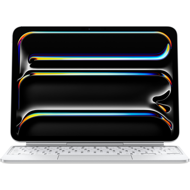 Apple Magic Keyboard - Apple iPad Pro 11" (M4, 2024) (white) - Ukrainian (MWR03UA/A)