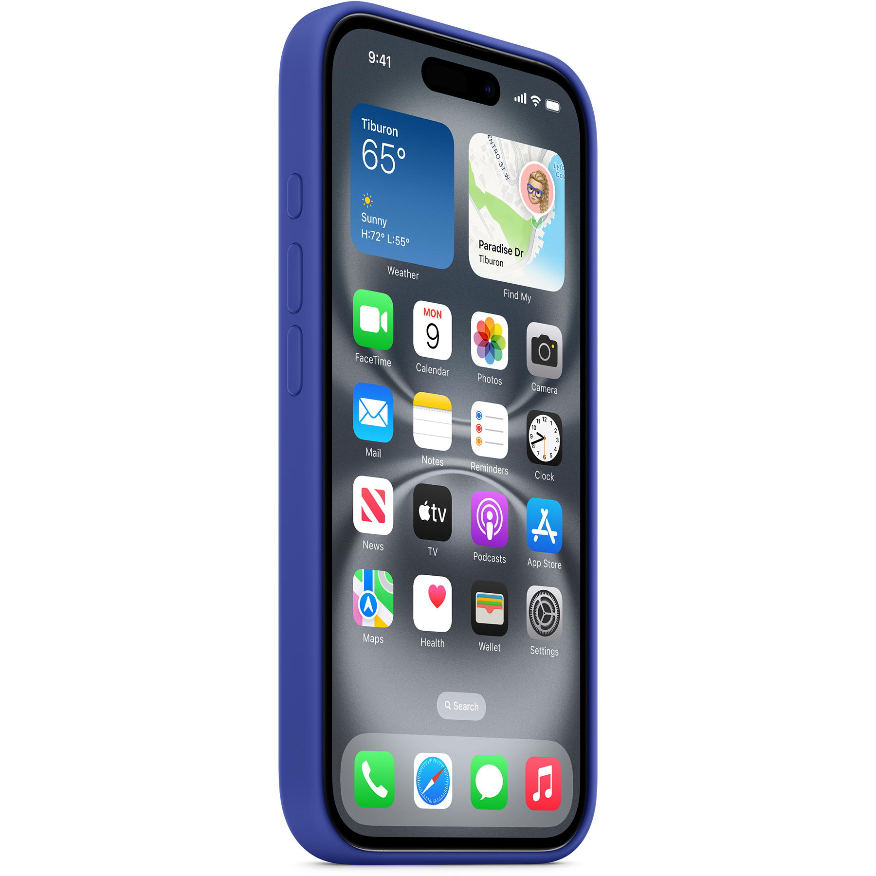 Apple Silicone Case with MagSafe - Apple iPhone 16 (ultramarine) (MYY63ZM/A)