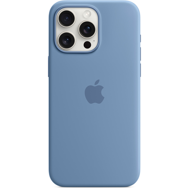 Apple Silicone Case with MagSafe - Apple iPhone 15 Pro Max (winter blue) (MT1Y3ZM/A)