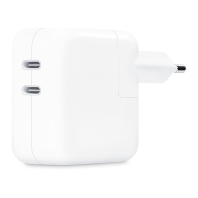 Apple Power Adapter 35W USB-C Dual Port (white) (MW2K3ZM/A)