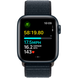 Apple Watch SE (2 Gen, 2022) (GPS) 40mm Aluminum Case (midnight) with Sport Loop (midnight) (MRE03QP/A)