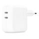 Apple Power Adapter 35W USB-C Dual Port (white) (MW2K3ZM/A)