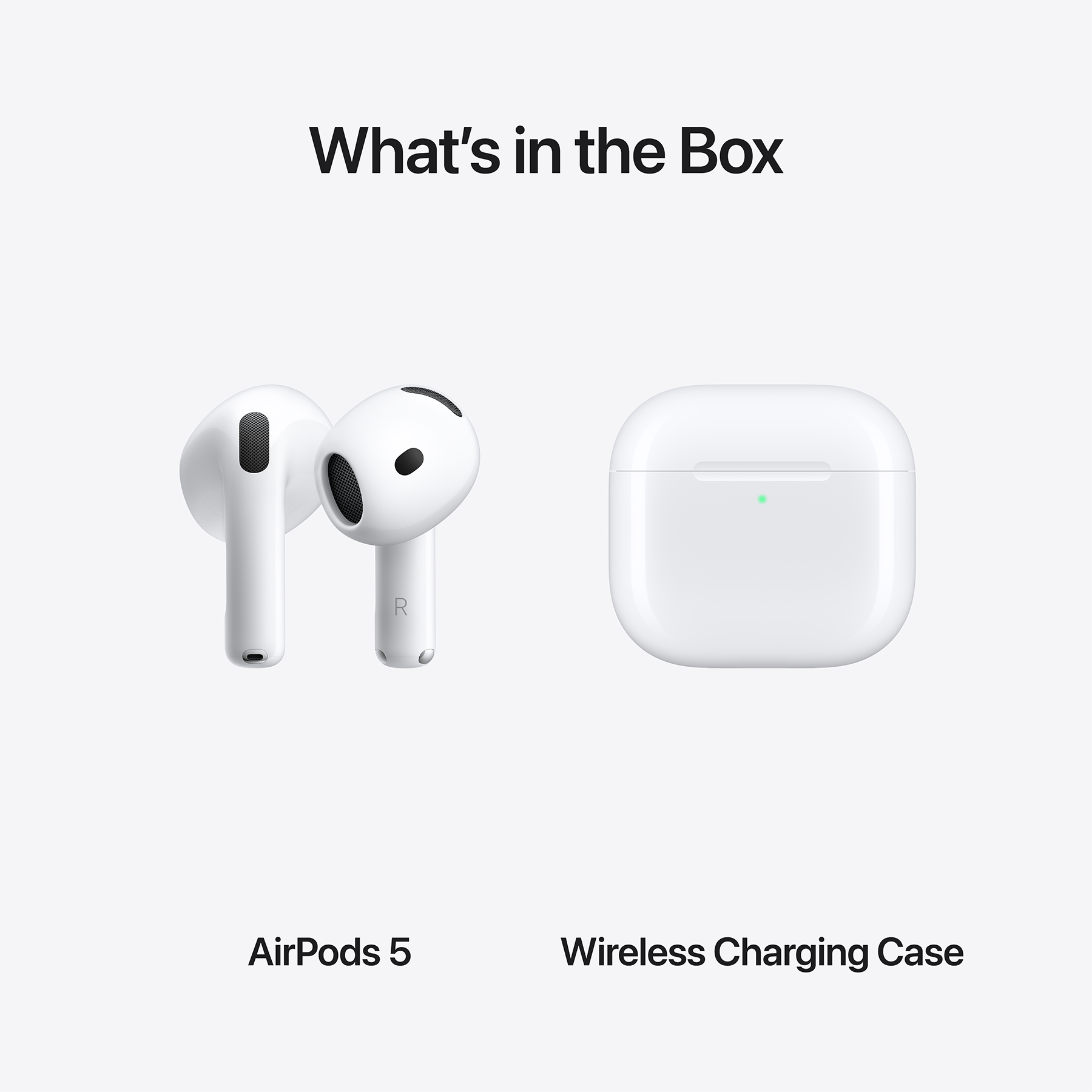 Apple AirPods (5 Gen, 2026) with Wireless Charging Case (MKFT4ZE/A)