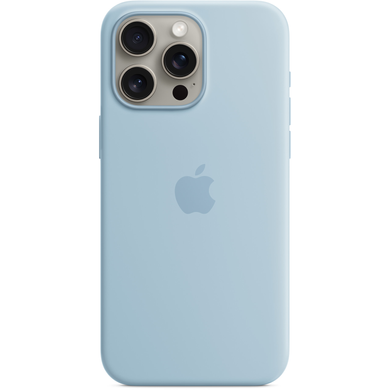 Apple Silicone Case with MagSafe - Apple iPhone 15 Pro Max (light blue) (MWNR3ZM/A)