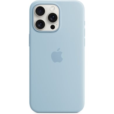 Apple Silicone Case with MagSafe - Apple iPhone 15 Pro Max (light blue) (MWNR3ZM/A)