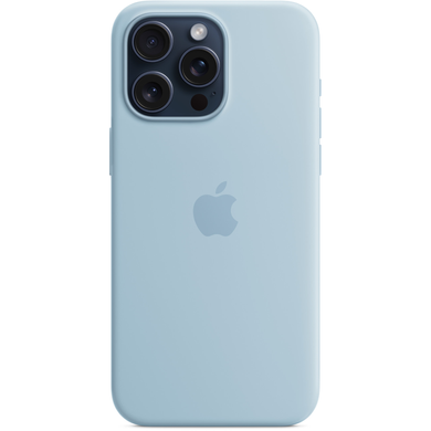 Apple Silicone Case with MagSafe - Apple iPhone 15 Pro Max (light blue) (MWNR3ZM/A)