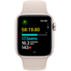 Apple Watch SE (2 Gen, 2022) (GPS) 40mm Aluminum Case (starlight) with Sport Band (starlight) - S/M (MR9U3QP/A)