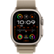 Apple Watch Ultra (2 Gen, 2023) (GPS+Cellular) 49mm Titanium Case (natural) with Alpine Loop (olive) - M (MREY3UL/A)