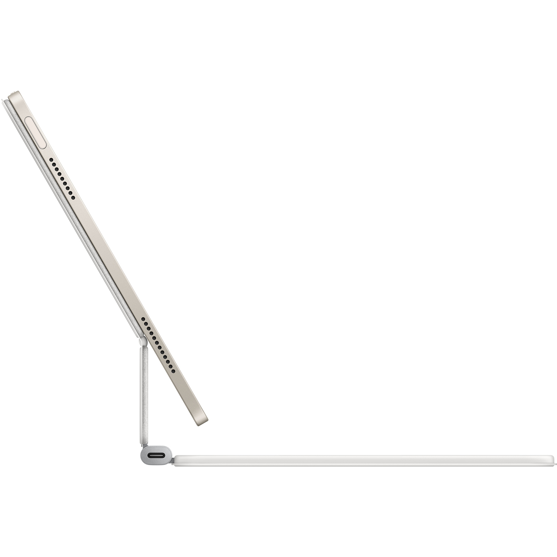 Apple Magic Keyboard - Apple iPad Air 11" (M4, 2026) (white) - Ukrainian (MDFV4UA/A)