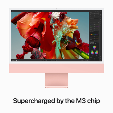 Apple iMac 24" (M3 8C CPU, 10C GPU, 2023) 8Gb/512Gb (pink) (MQRU3UA/A)