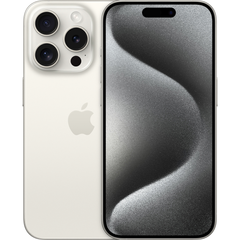 Apple iPhone 15 Pro 256Gb (white titanium) (MTV43RX/A)