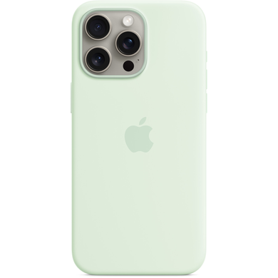 Apple Silicone Case with MagSafe - Apple iPhone 15 Pro Max (soft mint) (MWNQ3ZM/A)