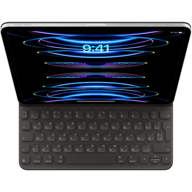 Apple Smart Keyboard Folio - Apple iPad Air 11" (M2, 2024) (black) - Ukrainian (MXNK2UA/A)