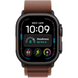 Apple Watch Ultra (4 Gen, 2026) (GPS+Cellular) 49mm Titanium Case (black) with Alpine Loop (burgundy) - L, 165-210mm (MJC24QI/A)
