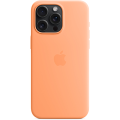 Apple Silicone Case with MagSafe - Apple iPhone 15 Pro Max (orange sorbet) (MT1W3ZM/A)