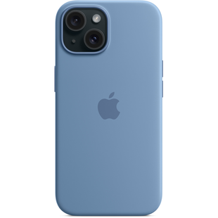 Apple Silicone Case with MagSafe - Apple iPhone 15 (winter blue) (MT0Y3ZM/A)