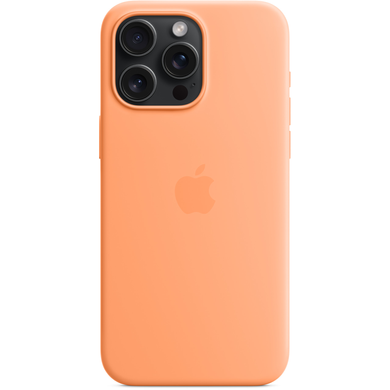 Apple Silicone Case with MagSafe - Apple iPhone 15 Pro Max (orange sorbet) (MT1W3ZM/A)