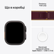 Apple Watch Ultra (4 Gen, 2026) (GPS+Cellular) 49mm Titanium Case (black) with Trail Loop (burgundy) - S/M, 130-180mm (MJC34QI/A)