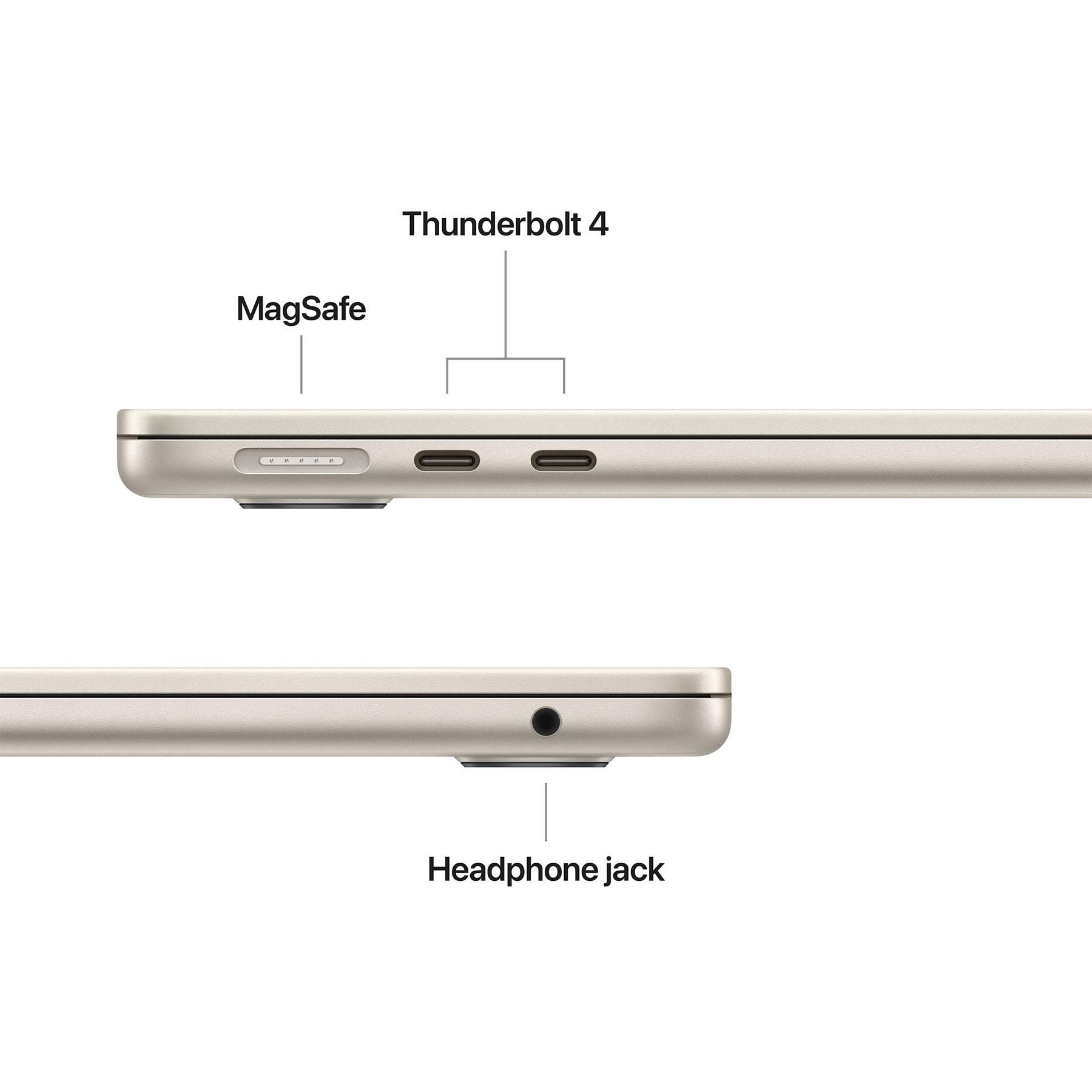 Apple MacBook Air 13,6" (M5 10C CPU, 10C GPU, 2026) 16Gb/1Tb (starlight) (MDHC4UA/A)