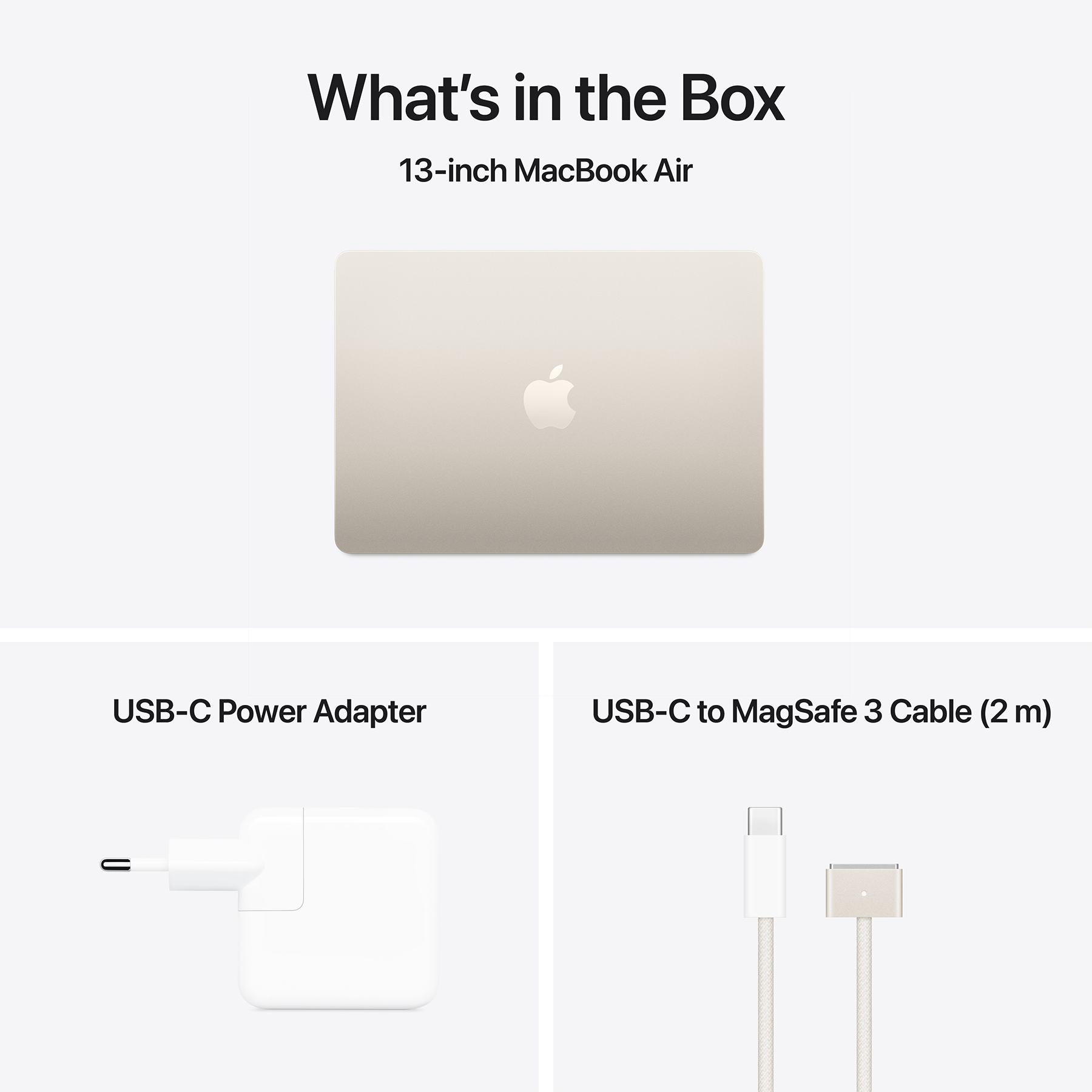 Apple MacBook Air 13,6" (M5 10C CPU, 10C GPU, 2026) 16Gb/1Tb (starlight) (MDHC4UA/A)