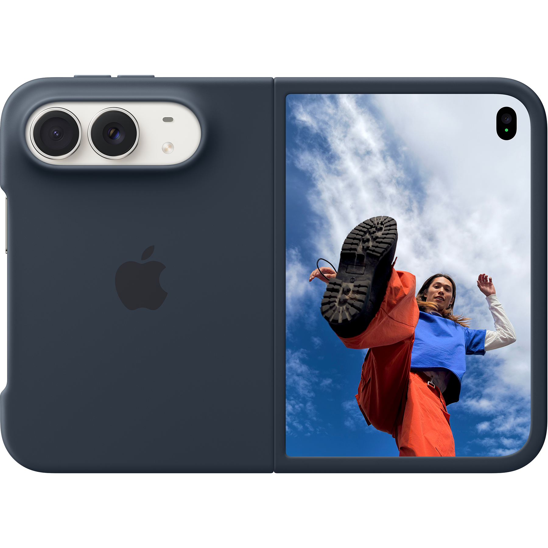 Apple Silicone Case with MagSafe - Apple iPhone Duo (navy blue) (MKR84ZM/A)