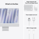Apple iMac 24" (M4 10C CPU, 10C GPU, 2024) 16Gb/512Gb (silver) (MWUV3UA/A)