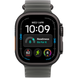 Apple Watch Ultra (4 Gen, 2026) (GPS+Cellular) 49mm Titanium Case (black) with Ocean Band (translucent black) - One Size, 130-200mm (MJAY4QI/A)