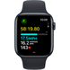 Apple Watch SE (2 Gen, 2022) (GPS) 44mm Aluminum Case (midnight) with Sport Band (midnight) - S/M (MRE73QP/A)