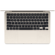 Apple MacBook Air 13,6" (M3 8C CPU, 10C GPU, 2024) 8Gb/512Gb (starlight) (MRXU3UA/A)