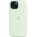 Apple Silicone Case with MagSafe - Apple iPhone 15 (soft mint) (MWNC3ZM/A)