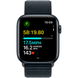 Apple Watch SE (2 Gen, 2022) (GPS) 44mm Aluminum Case (midnight) with Sport Loop (midnight) (MREA3QP/A)