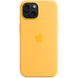 Apple Silicone Case with MagSafe - Apple iPhone 15 (sunshine) (MWNA3ZM/A)