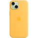 Apple Silicone Case with MagSafe - Apple iPhone 15 (sunshine) (MWNA3ZM/A)