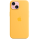 Apple Silicone Case with MagSafe - Apple iPhone 15 (sunshine) (MWNA3ZM/A)