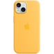 Apple Silicone Case with MagSafe - Apple iPhone 15 (sunshine) (MWNA3ZM/A)