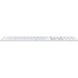 Apple Magic Keyboard with Touch ID and Numeric Keypad (white) - Ukrainian (MK2C3UA/A)