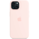 Apple Silicone Case with MagSafe - Apple iPhone 15 (light pink) (MT0U3ZM/A)