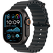 Apple Watch Ultra (2 Gen, 2024) (GPS+Cellular) 49mm Titanium Case (black) with Ocean Band (black) (MX4P3UL/A)