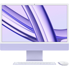 Apple iMac 24" (M3 8C CPU, 10C GPU, 2023) 8Gb/256Gb (purple) (MQRV3)